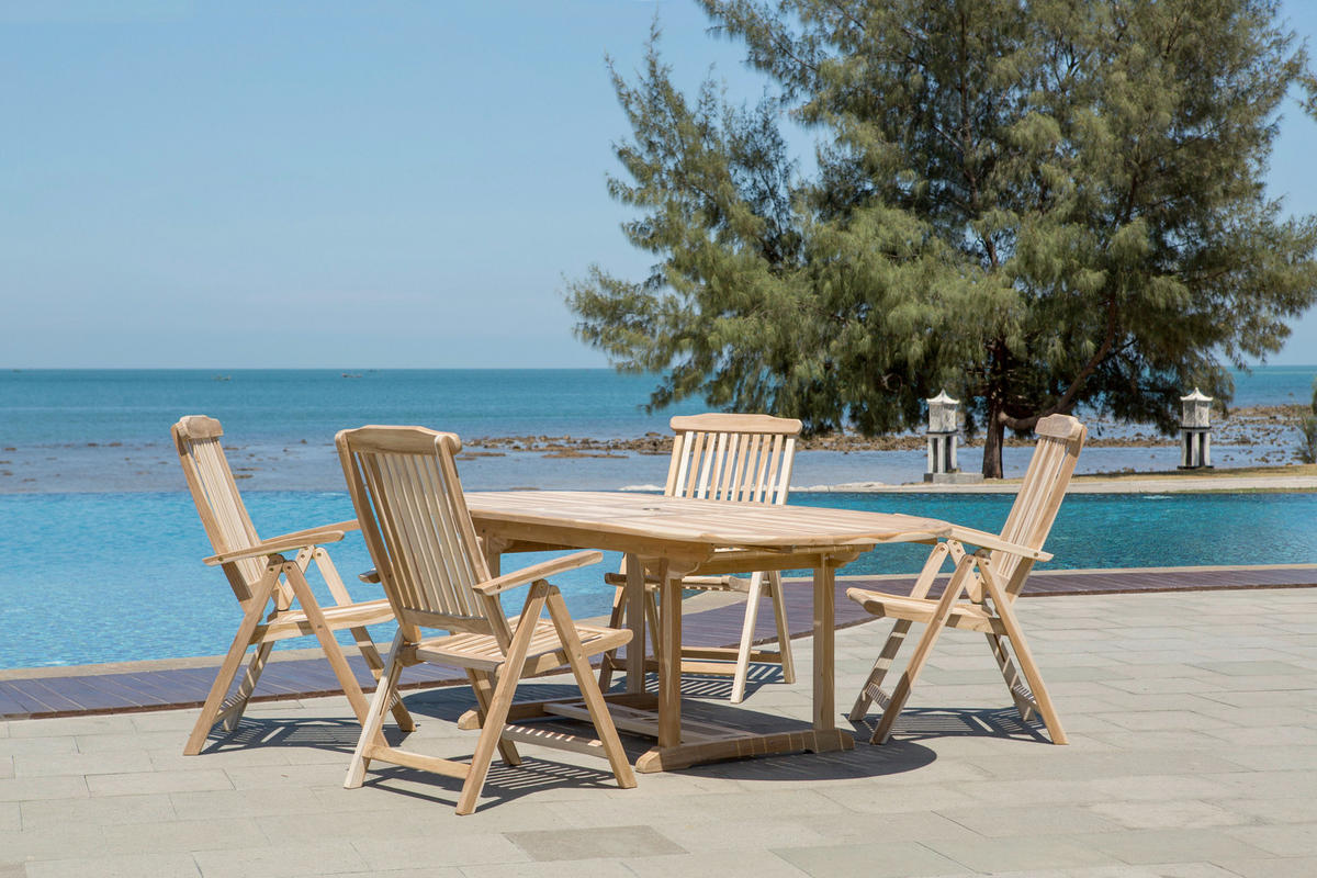 GARTENTISCH 180/100/75 cm  - Naturfarben, Natur, Holz (180/100/75cm) - Livetastic