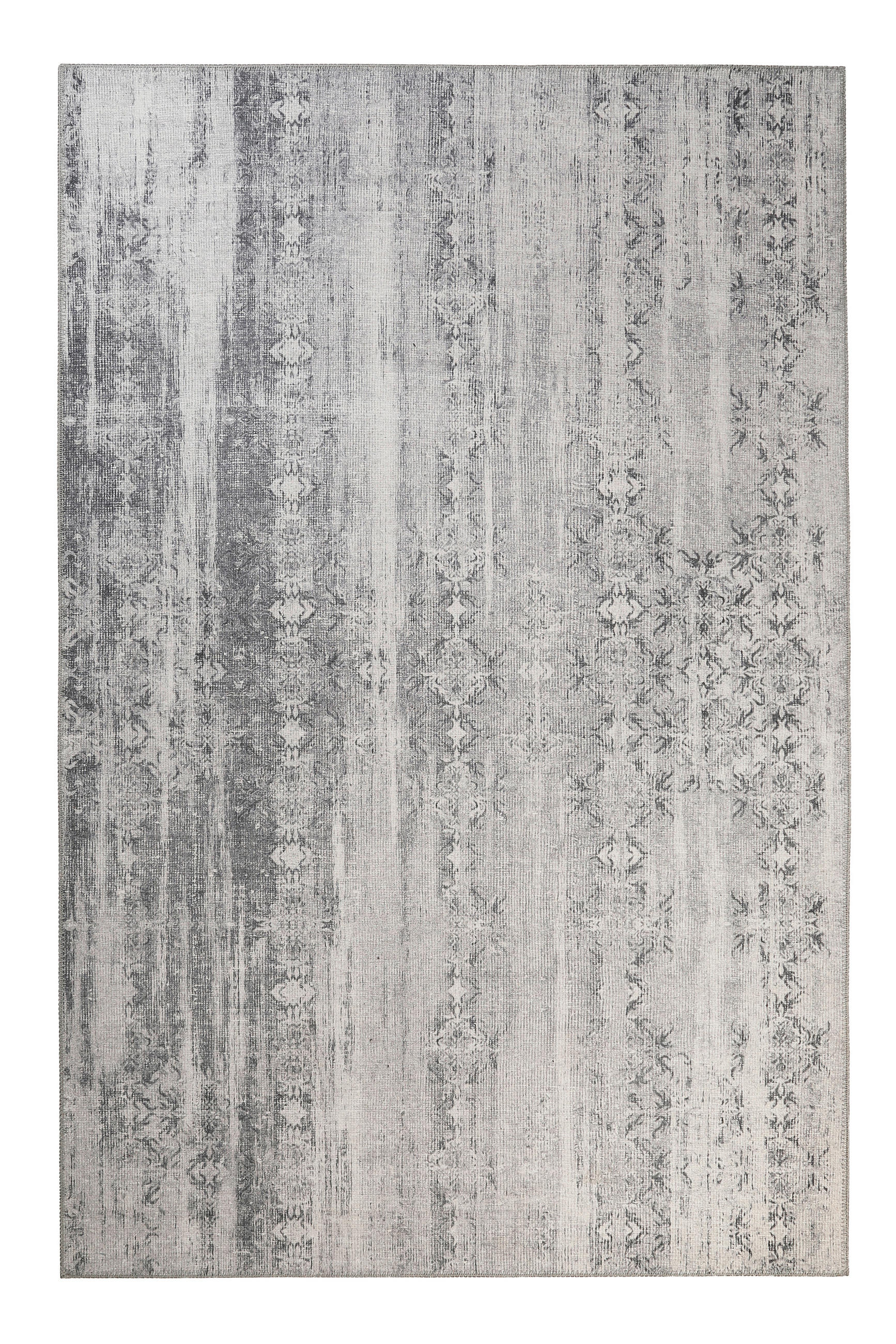 WEBTEPPICH 160/230 cm Alaska Grau, Weiß  - Weiß/Grau, LIFESTYLE, Textil (160/230cm) - WECON HOME