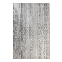WEBTEPPICH 160/230 cm Alaska Grau, Weiß  - Weiß/Grau, LIFESTYLE, Textil (160/230cm) - Novel