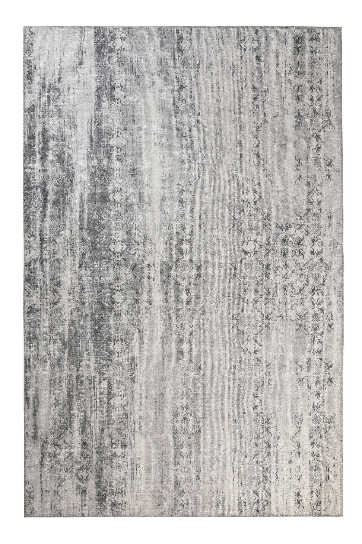 WEBTEPPICH 160/230 cm Alaska Grau, Weiß  - Weiß/Grau, LIFESTYLE, Textil (160/230cm) - Novel