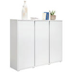 SCHUHSCHRANK  in 145/120/34 cm  - Weiß, KONVENTIONELL, Holzwerkstoff (145/120/34cm) - Xora