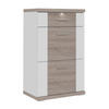 KOMMODE  in 65/107/42 cm  - Chromfarben/Eichefarben, Design, Holzwerkstoff/Kunststoff (65/107/42cm) - Xora