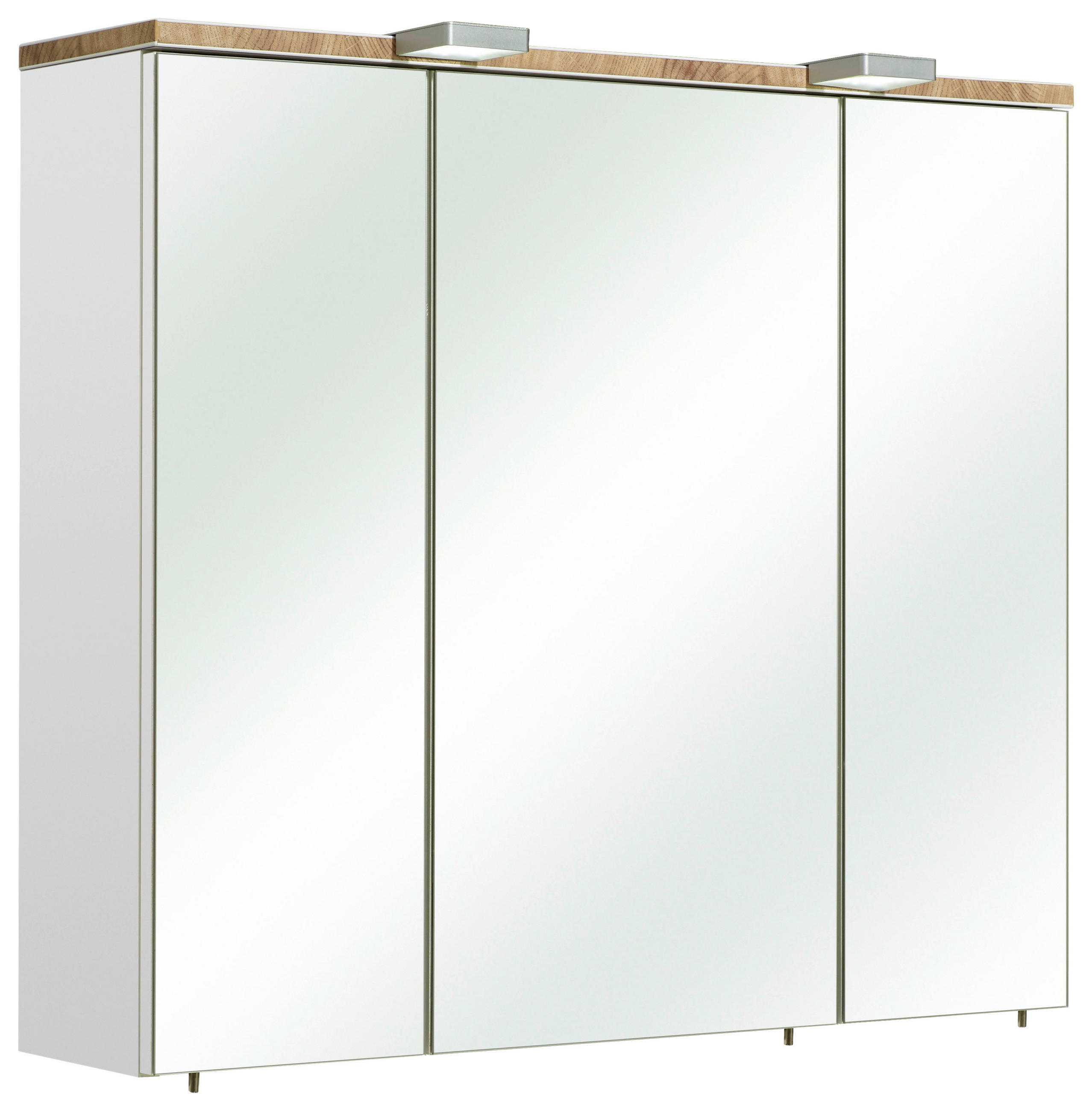 Xora Spiegelschrank Weiß 80x70x20 cm