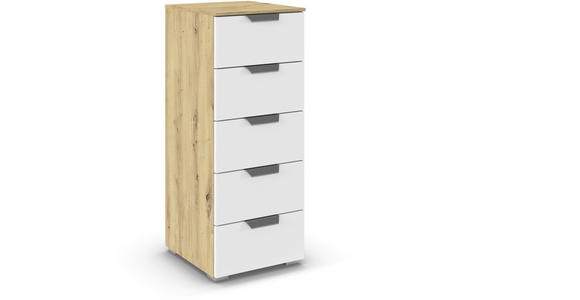 KOMMODE  in 40/100/42 cm  - Chromfarben/Weiß, Design, Holzwerkstoff/Metall (40/100/42cm) - Carryhome