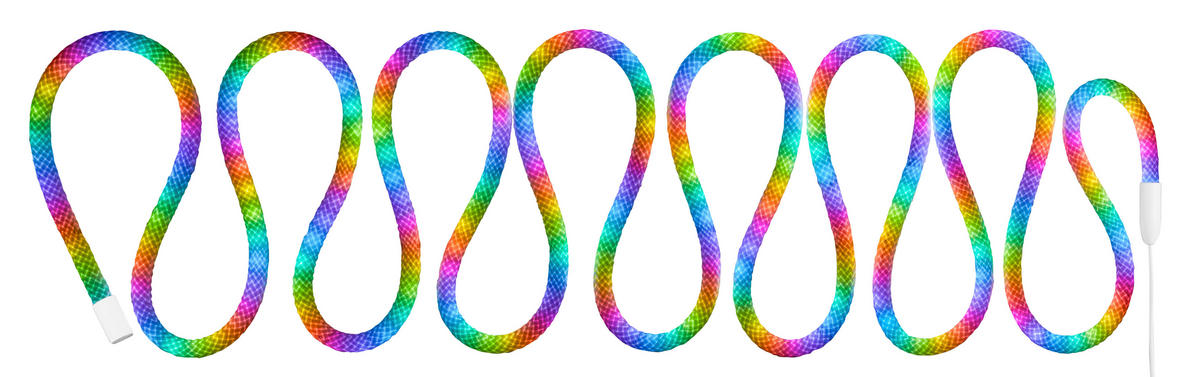 LICHTSCHLAUCH 500 cm  - Weiß, Trend, Kunststoff (500cm)
