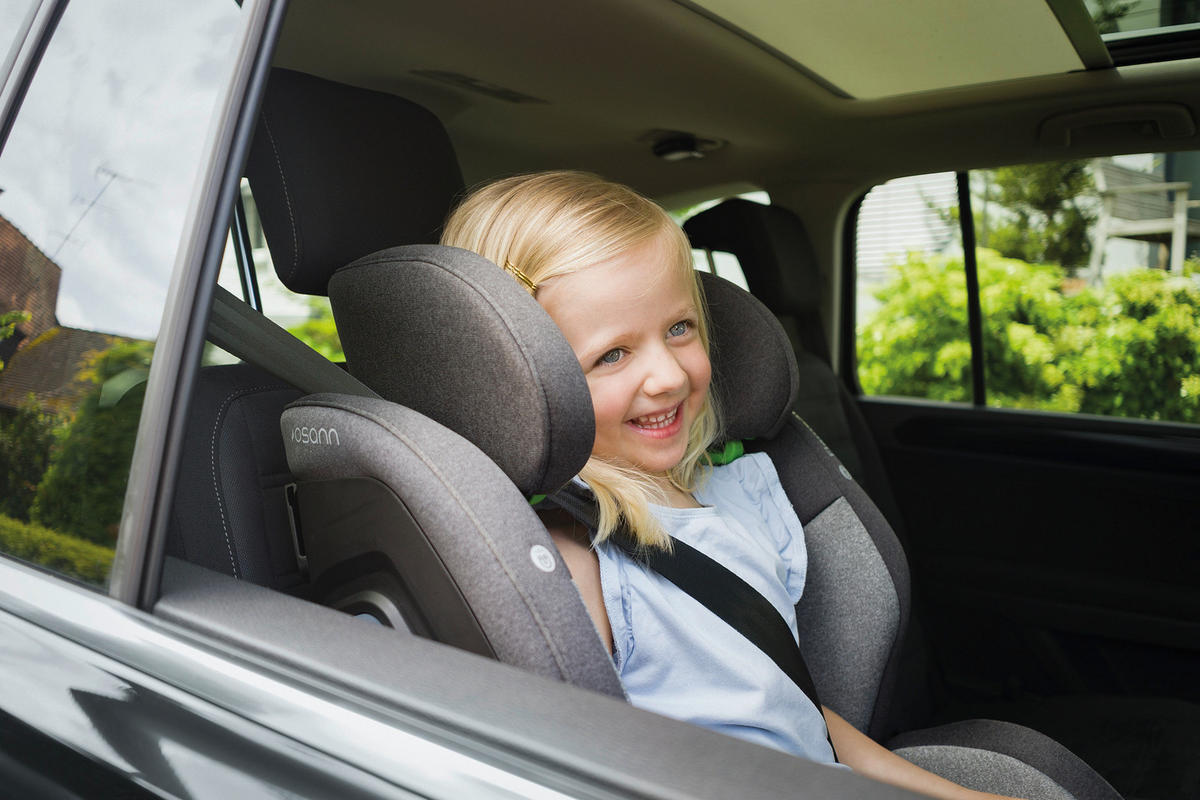 REBOARDER-KINDERSITZ FLAME360 ISOFIX  - Schwarz, Basics, Kunststoff/Textil (44/58/48cm) - Osann