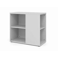 ANSTELLCONTAINER Grau  - Schwarz/Grau, KONVENTIONELL, Holzwerkstoff/Kunststoff (40/74/80cm) - Venda