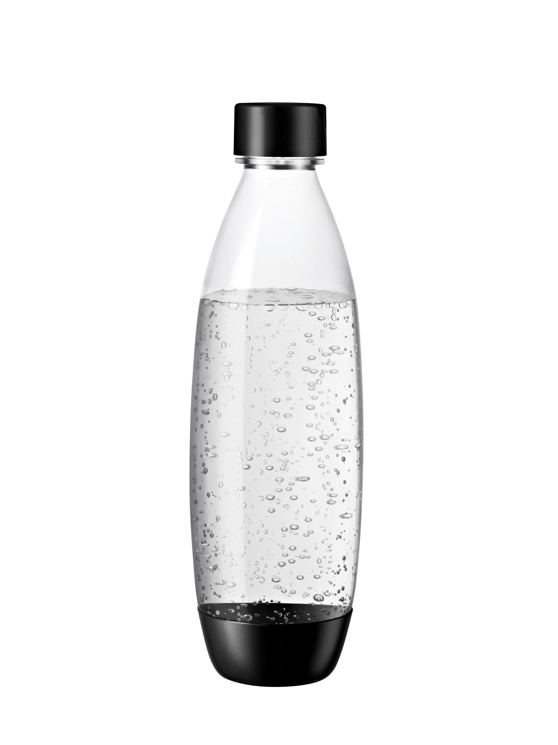 Twinpack der DUO-Fuse-Flasche  - Schwarz, Basics, Kunststoff (17,2/8,8/28,3cm) - SodaStream