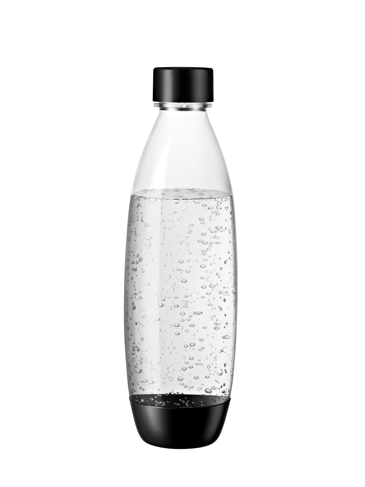 Twinpack der DUO-Fuse-Flasche  - Schwarz, Basics, Kunststoff (17,2/8,8/28,3cm) - SodaStream