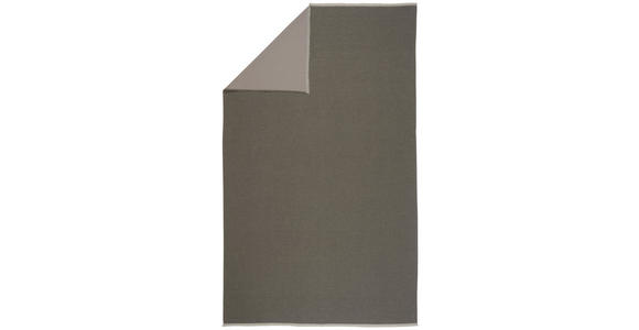 WENDEDECKE MAGDA 140/210 cm - Dunkelgrau/Grau, Natur, Textil (140/210cm) - Novel
