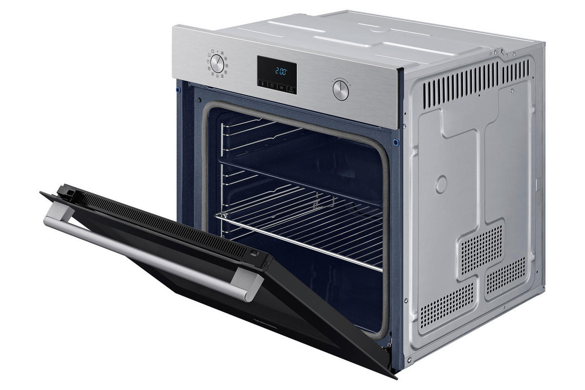 EINBAUBACKOFEN NV68A1170BS/OL  - Silberfarben/Schwarz, Design, Glas/Metall (59,5/59,5/57cm) - Samsung