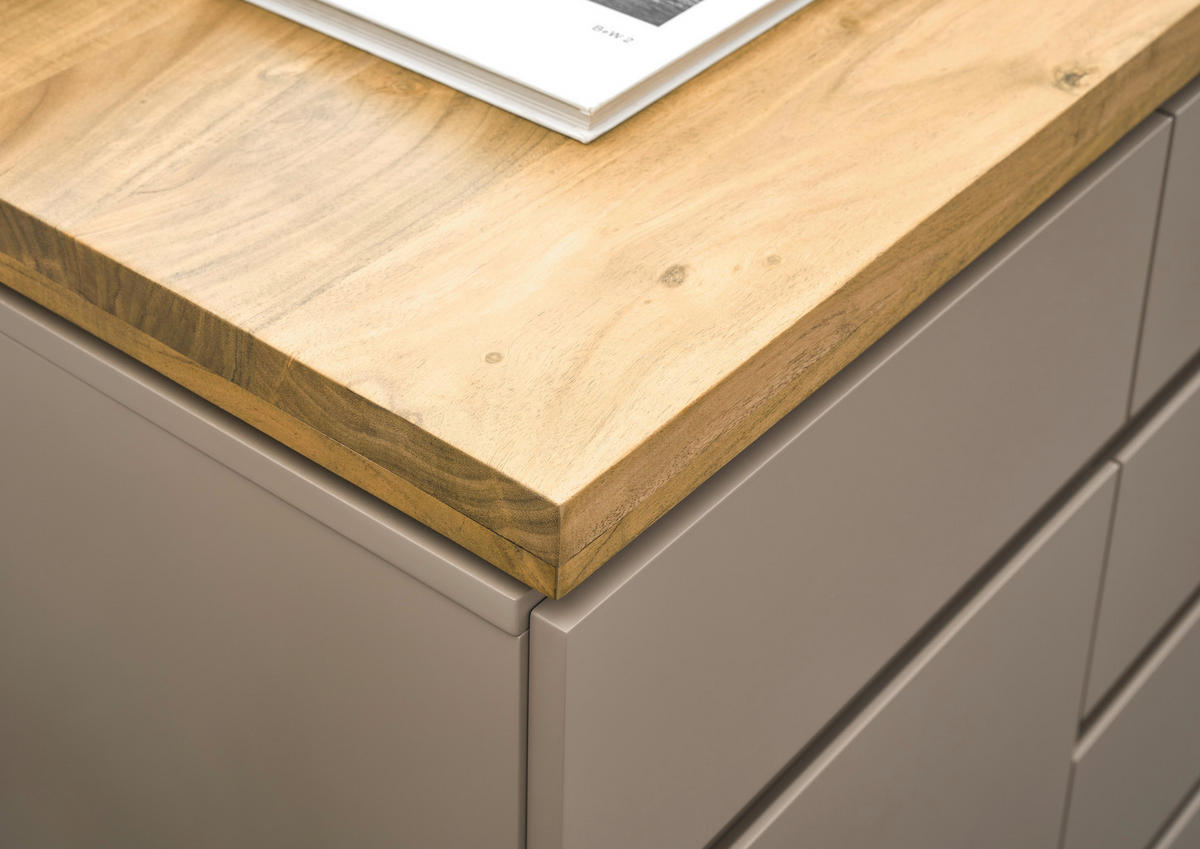 SIDEBOARD Palamos  in 150/86/40 cm  - Naturfarben/Grau, Basics, Holz/Holzwerkstoff (150/86/40cm)