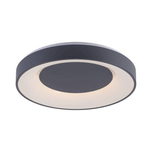 LED-DECKENLEUCHTE Lumismart  Smart 50/50/8,7 cm   - Anthrazit, Basics, Kunststoff/Metall (50/50/8,7cm)