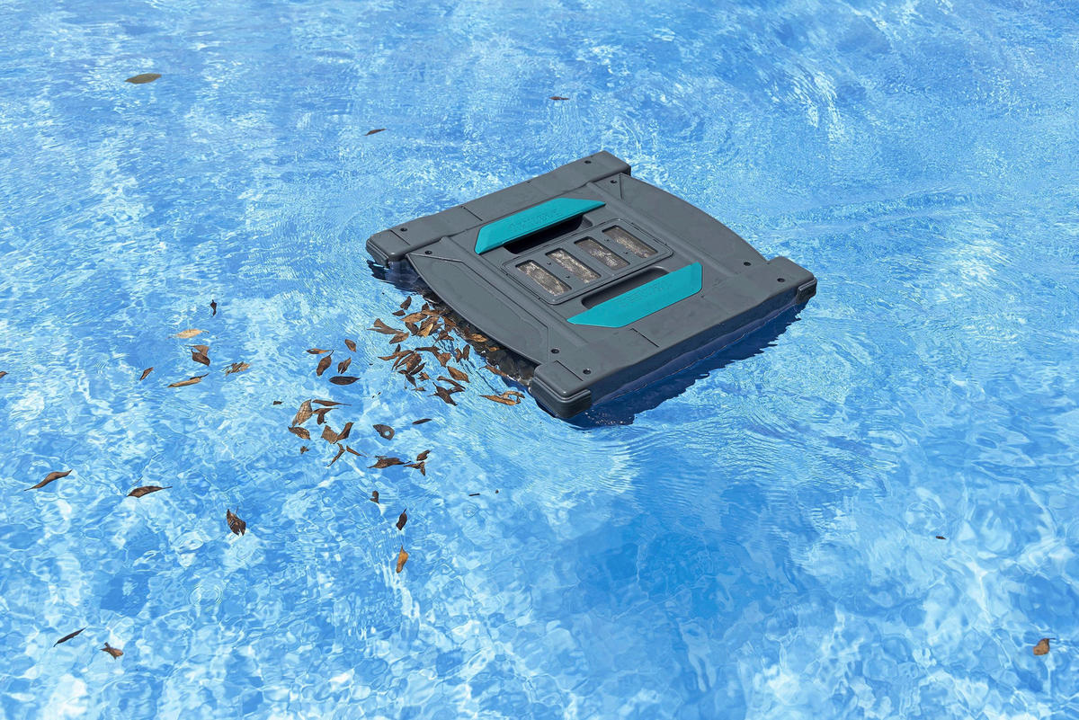 POOLROBOTER 58942  - Graublau, KONVENTIONELL, Kunststoff/Metall (43,5/43,5/26cm) - Bestway