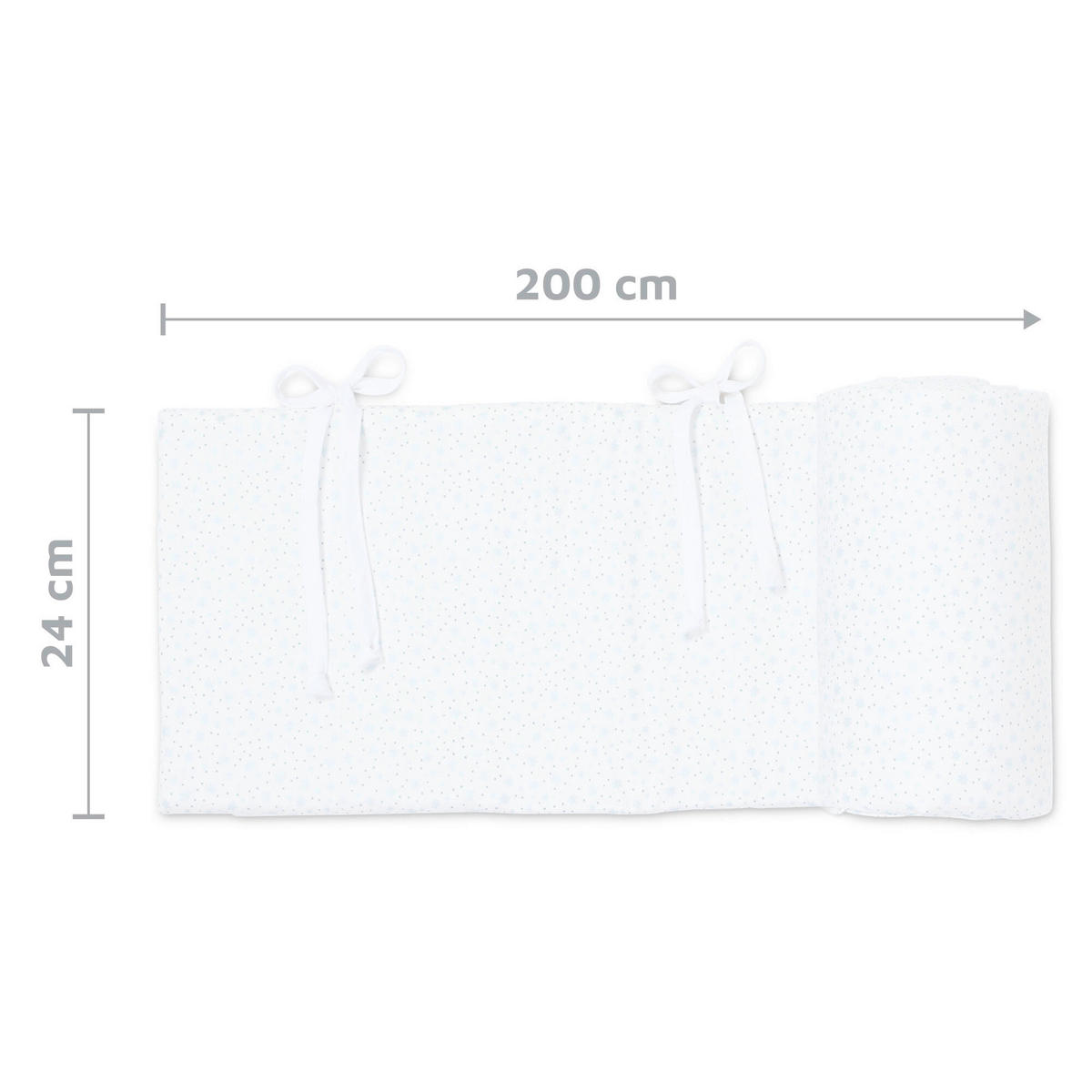 NESTCHEN   24/200 cm  - Weiß, Basics, Textil (24/200cm) - Babybay