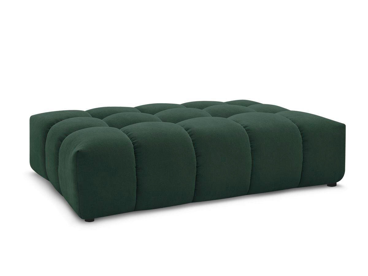 HOCKER EVEREST Struktur Grün  - Schwarz/Grün, MODERN, Kunststoff/Textil (166/100/40cm)