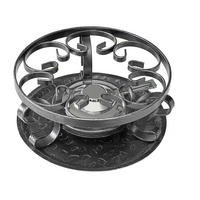 RECHAUD Heidi Cheese Line: Forge  - Schwarz, Basics, Metall (27cm) - Heidi Cheese Line