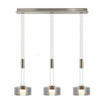 LED-HÄNGELEUCHTE 95/20/100-160 cm  - Chromfarben/Nickelfarben, Design, Glas/Metall (95/20/100-160cm)