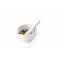 MÖRSERSET Macino  - Weiß, KONVENTIONELL, Keramik (13,0/8,5cm) - Gefu