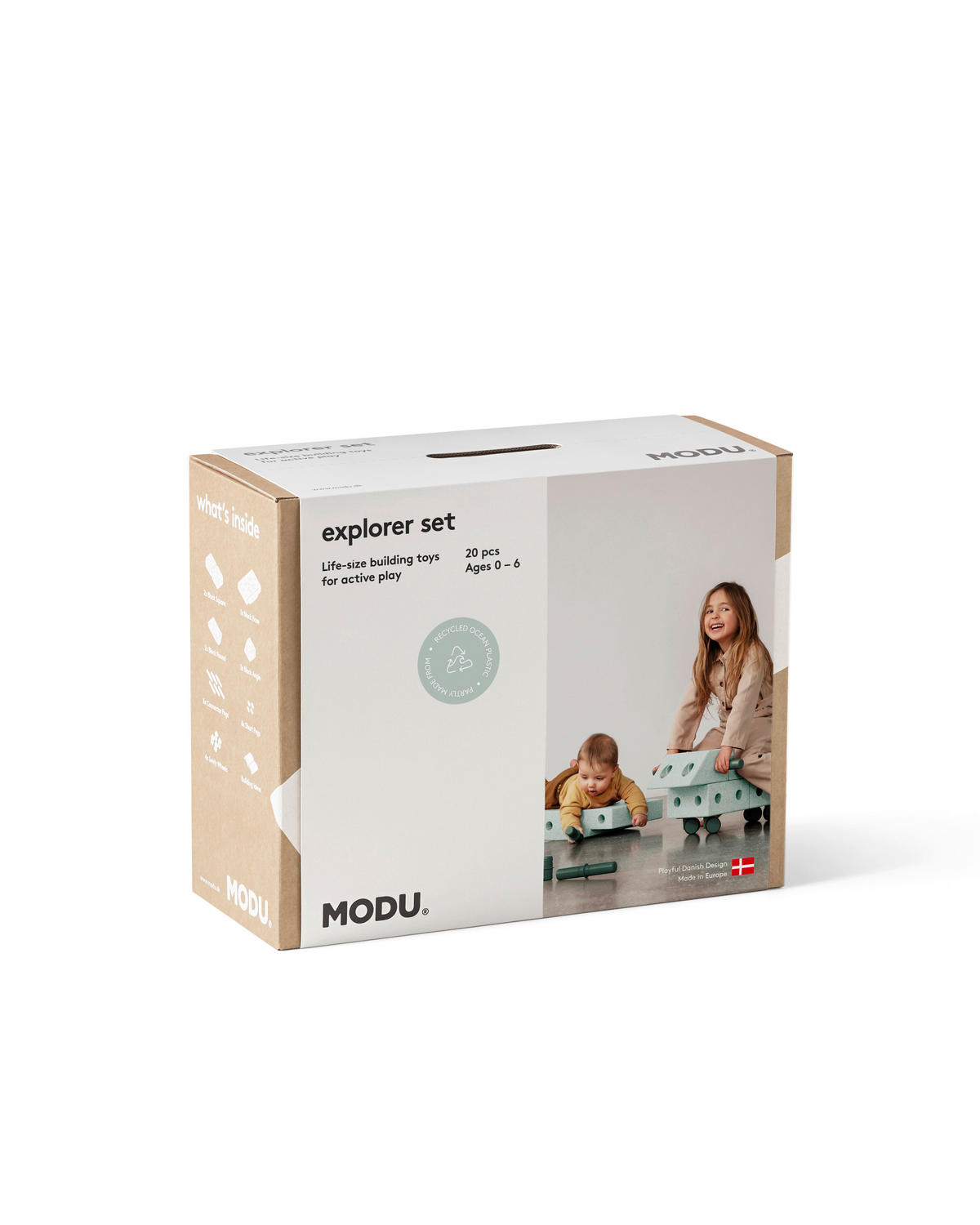 KONSTRUKCIONA IGRAČKA - zelena, Osnovno, plastika (21/41/51cm) - MODU