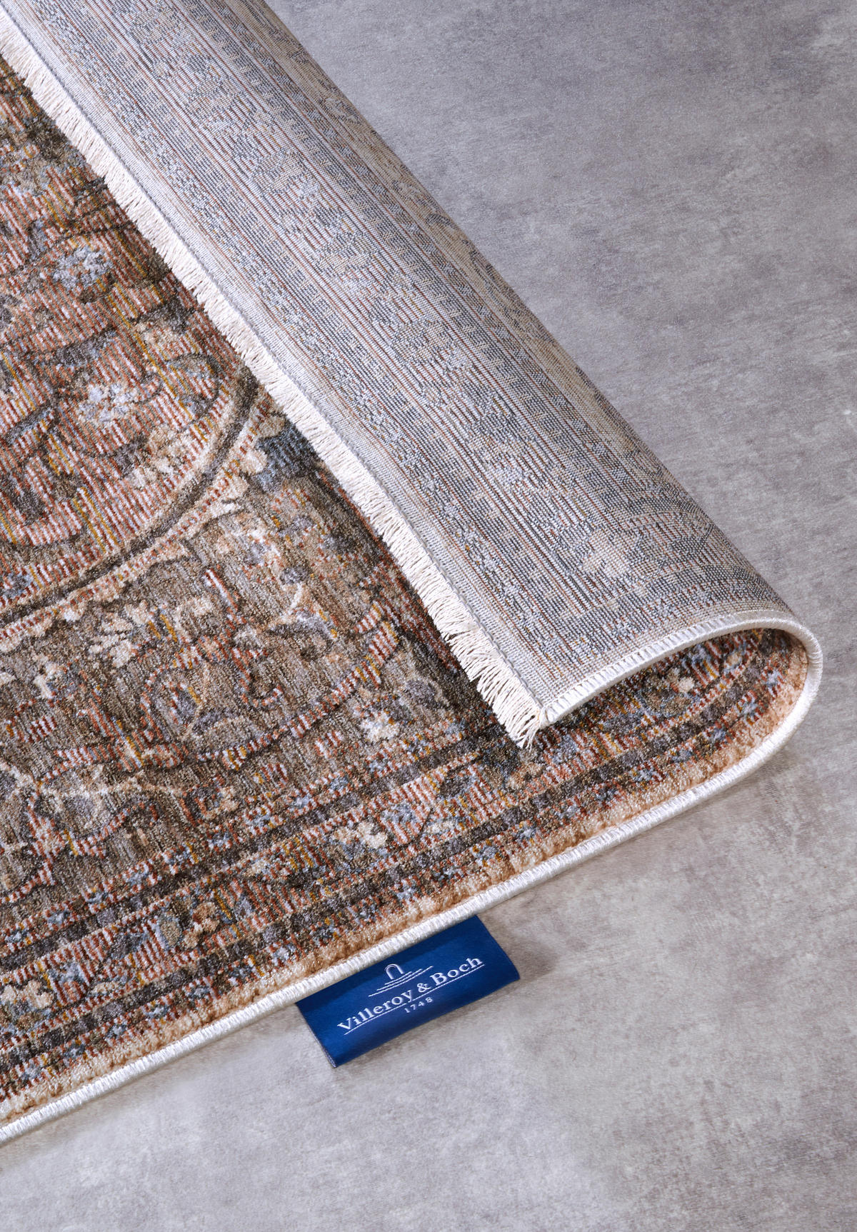 FLACHWEBETEPPICH 160/225 cm Kollektion 1871 Multicolor, Kupferfarben  - Multicolor/Kupferfarben, Design, Kunststoff (160/225cm) - Villeroy & Boch