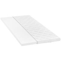 TOPPER 90/200 cm Höhe ca. 6 cm  - Weiß, Basics, Textil (90/200cm) - Xora
