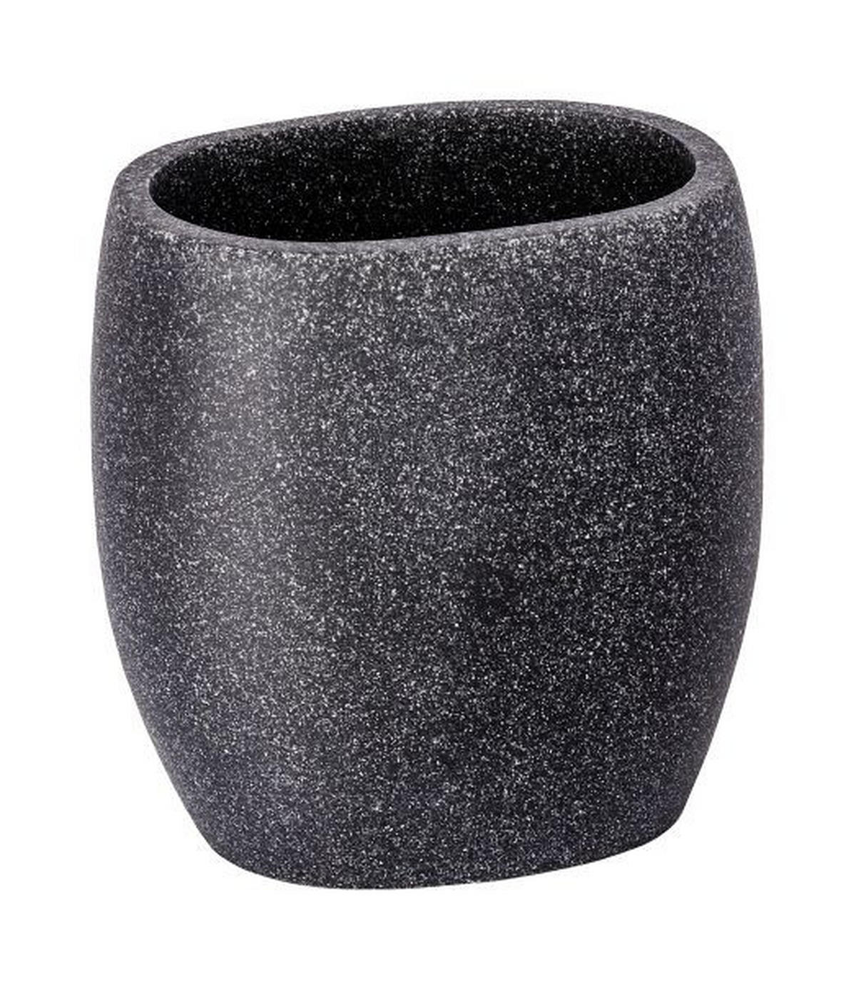 KELÍMEK NA ZUBNÍ KARTÁČEK antracitová - antracitová, Konvenční, plast (9,5/9,3/6,6cm) - Wenko