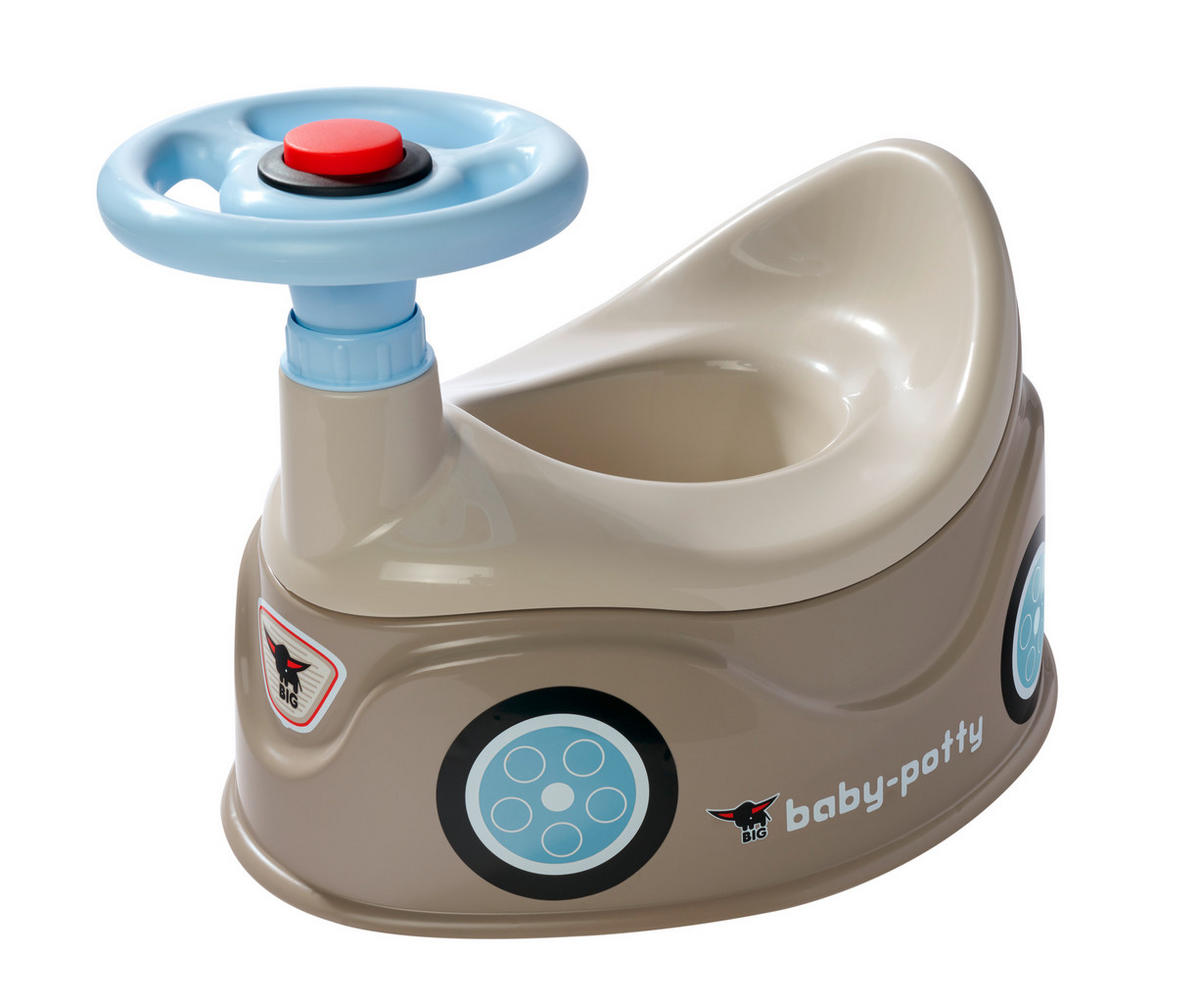 TÖPFCHEN BIG Baby Potty  - Hellblau/Grau, Basics, Kunststoff (43/31/28cm) - BIG