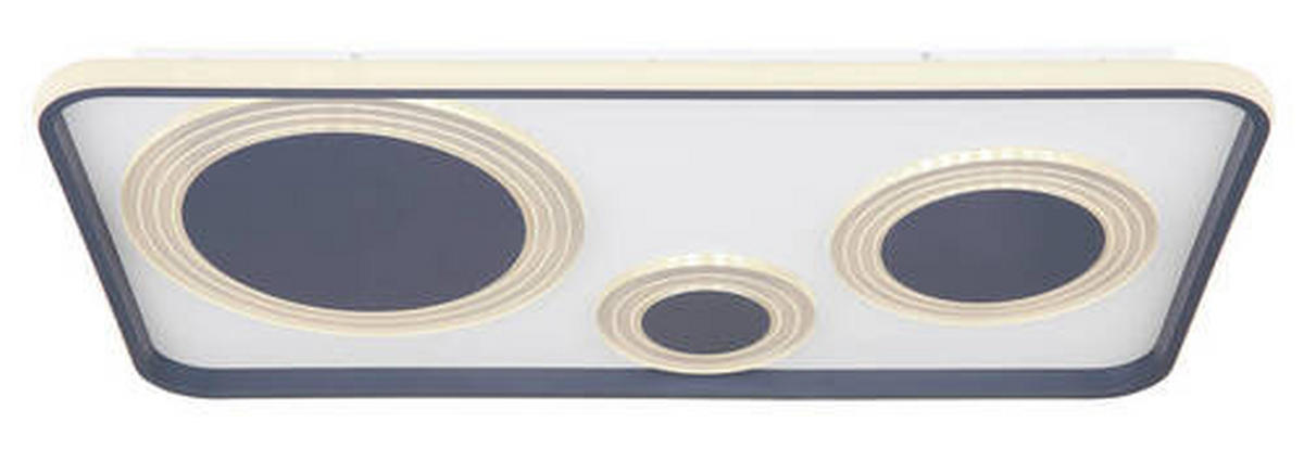 STROPNA LED-SVETILKA   //2700-6000 K/230 V/ - opal/antracit, Design, kovina/umetna masa (70/38/6,2cm) - Globo
