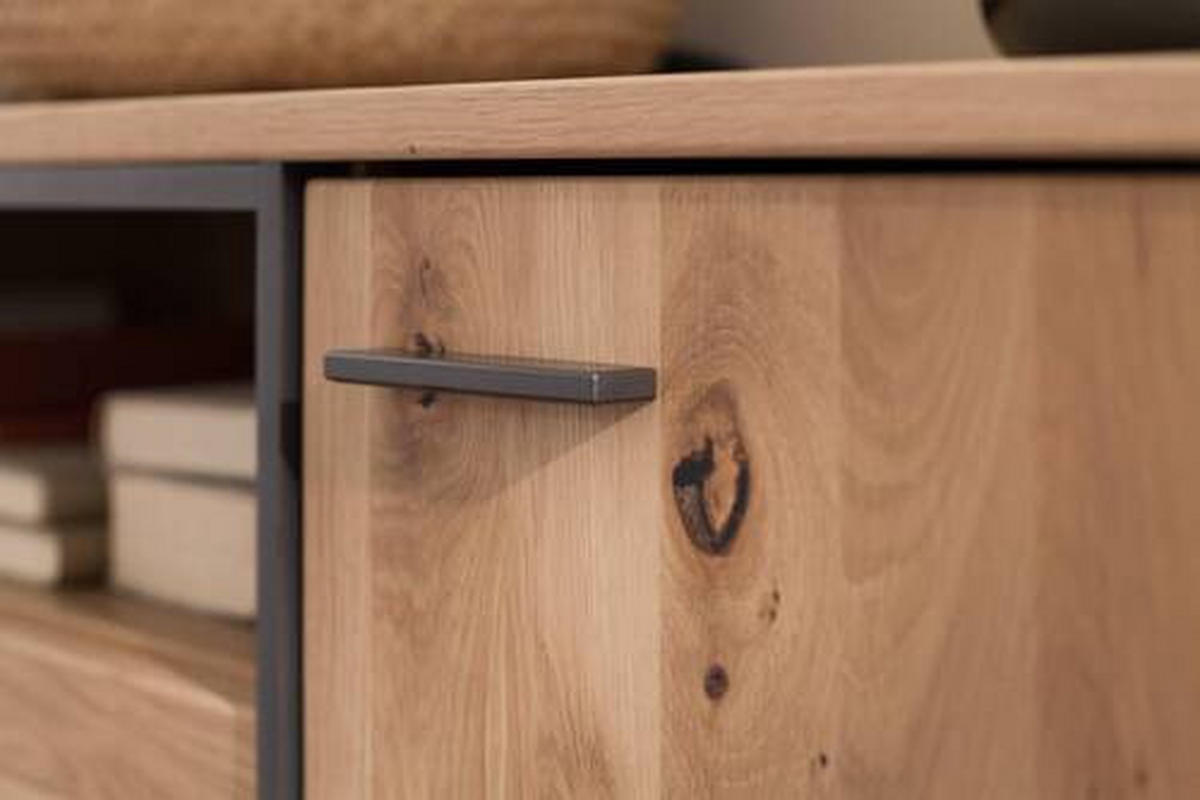 TV-ELEMENT Anthrazit, Eichefarben  210/61/50 cm  - Eichefarben/Anthrazit, Konventionell, Holz/Holzwerkstoff (210/61/50cm) - Landscape
