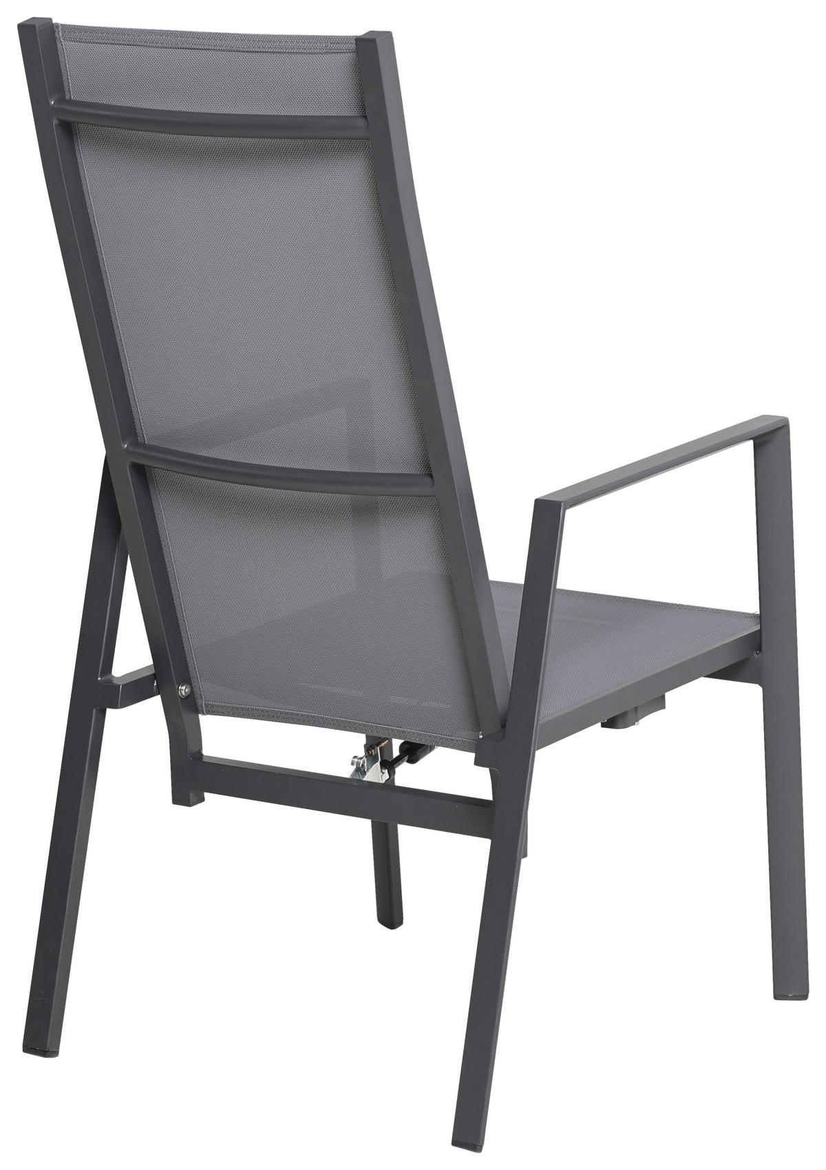 GARTENSESSEL Aluminium Grau  - Grau, Design, Textil/Metall (56,5/105/69,5cm) - Ambia Garden