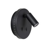 WANDLEUCHTE Bentjer 14/14/10.5 cm   - Schwarz, Basics, Metall (14/14/10.5cm) - Lucide