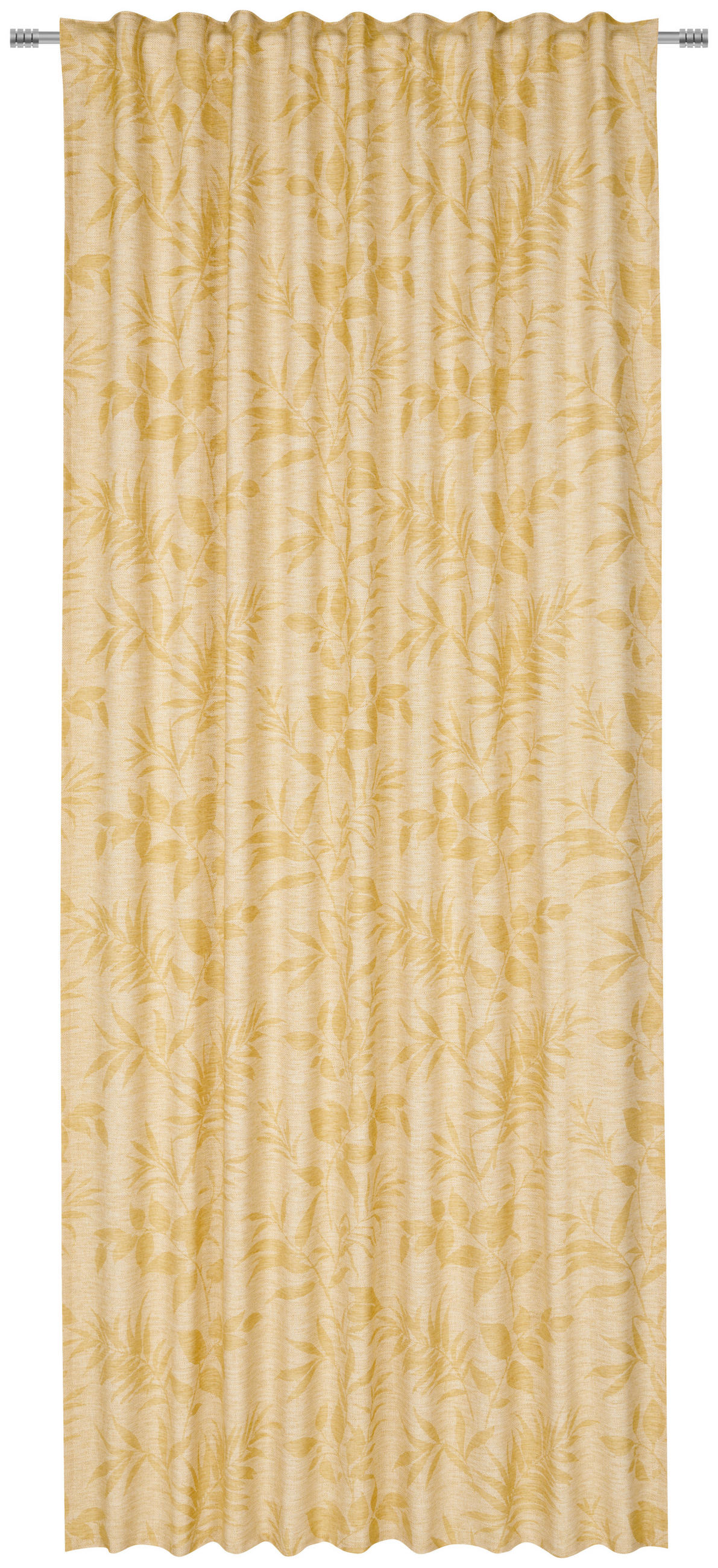 KÉSZFÜGGÖNY részben fényzáró  - sárga, Konventionell, textil (140/245cm) - Esposa