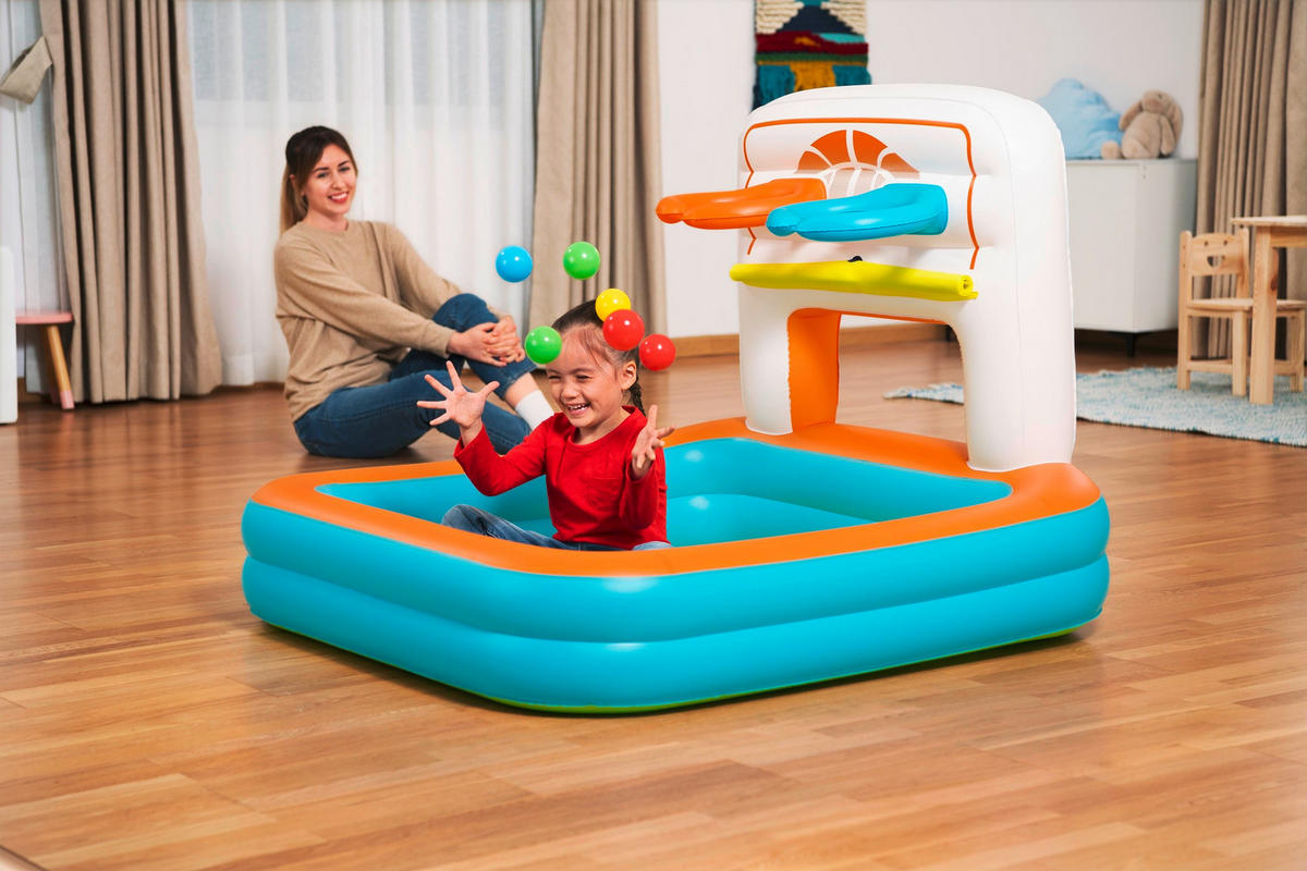 BÄLLEBAD - Multicolor, Basics, Kunststoff (120/107/84cm) - Bestway