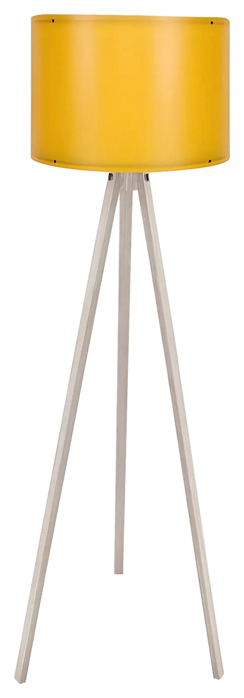 STEHLEUCHTE Modern 38/145 cm  - Gelb/Creme, Design, Holzwerkstoff/Kunststoff (38/145cm) - P & B