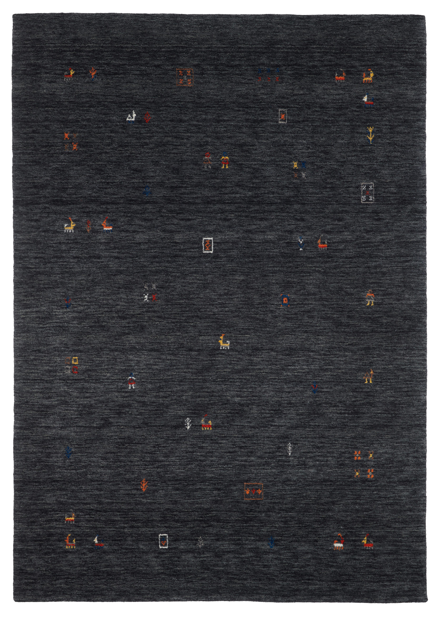 ORIENTTEPPICH  Wohnzimmer 160/230 cm EDITION ALKATIF NOMAD Anthrazit rechteckig  - Anthrazit, LIFESTYLE, Textil (160/230cm) - Cazaris