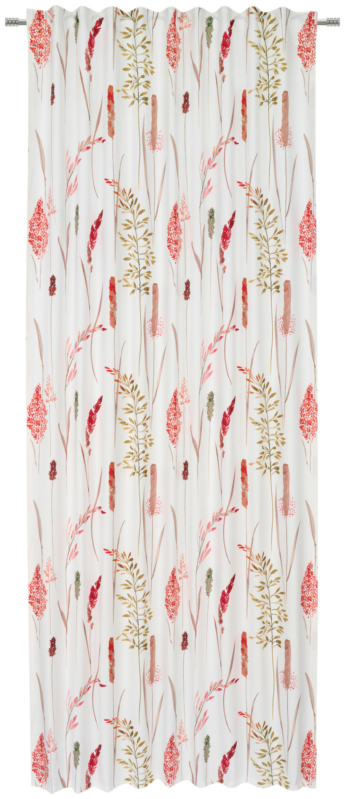 FERTIGVORHANG blickdicht  - Rot, Konventionell, Textil (135/245cm) - Esposa