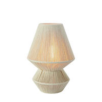 TISCHLEUCHTE Skandinavisch, Modern 24/35 cm    - Beige, Basics, Textil/Metall (24/35cm) - Markslöjd