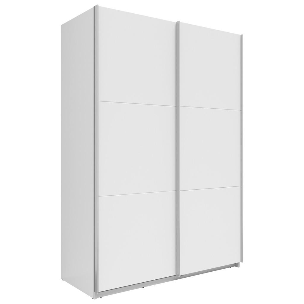 Boxxx ŠAT. SKRIŇA S POSUV. DVERAMI, biela, 150/216/64 cm