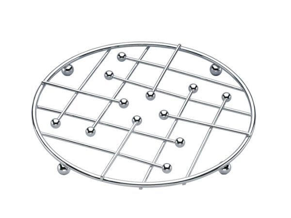 PODSTAVEK ZA POSODO LIFESTYLE  Lifestyle     22 cm              - srebrne barve, Konvencionalno, kovina (22cm) - Justinus