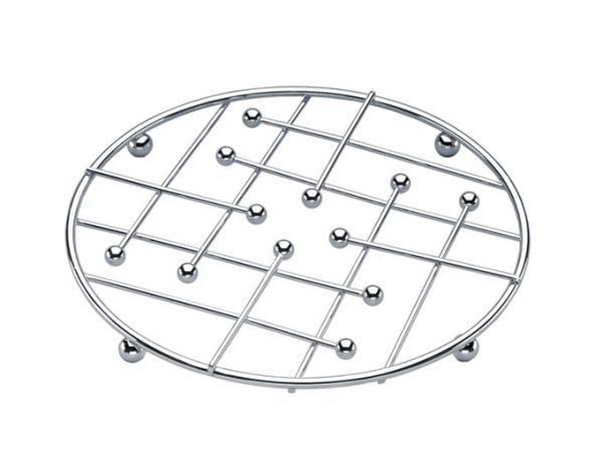 PODMETAČ ZA LONAC Lifestyle  - srebrne boje, Konvencionalno, metal (22cm) - Justinus