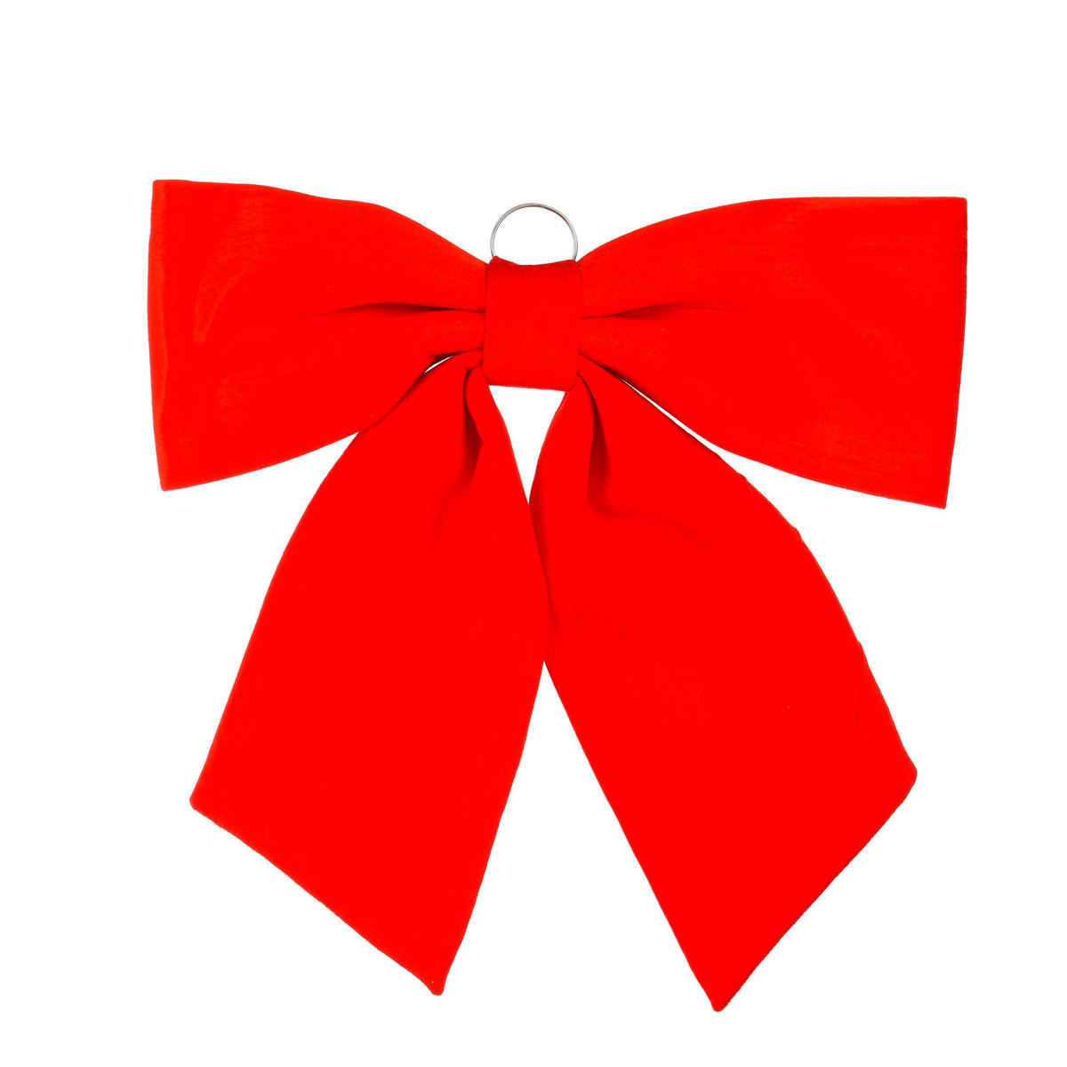 UKRAS ZA NOVOGODIŠNJU JELKU - crvena, Osnovno, tekstil (67/72/3.5cm)