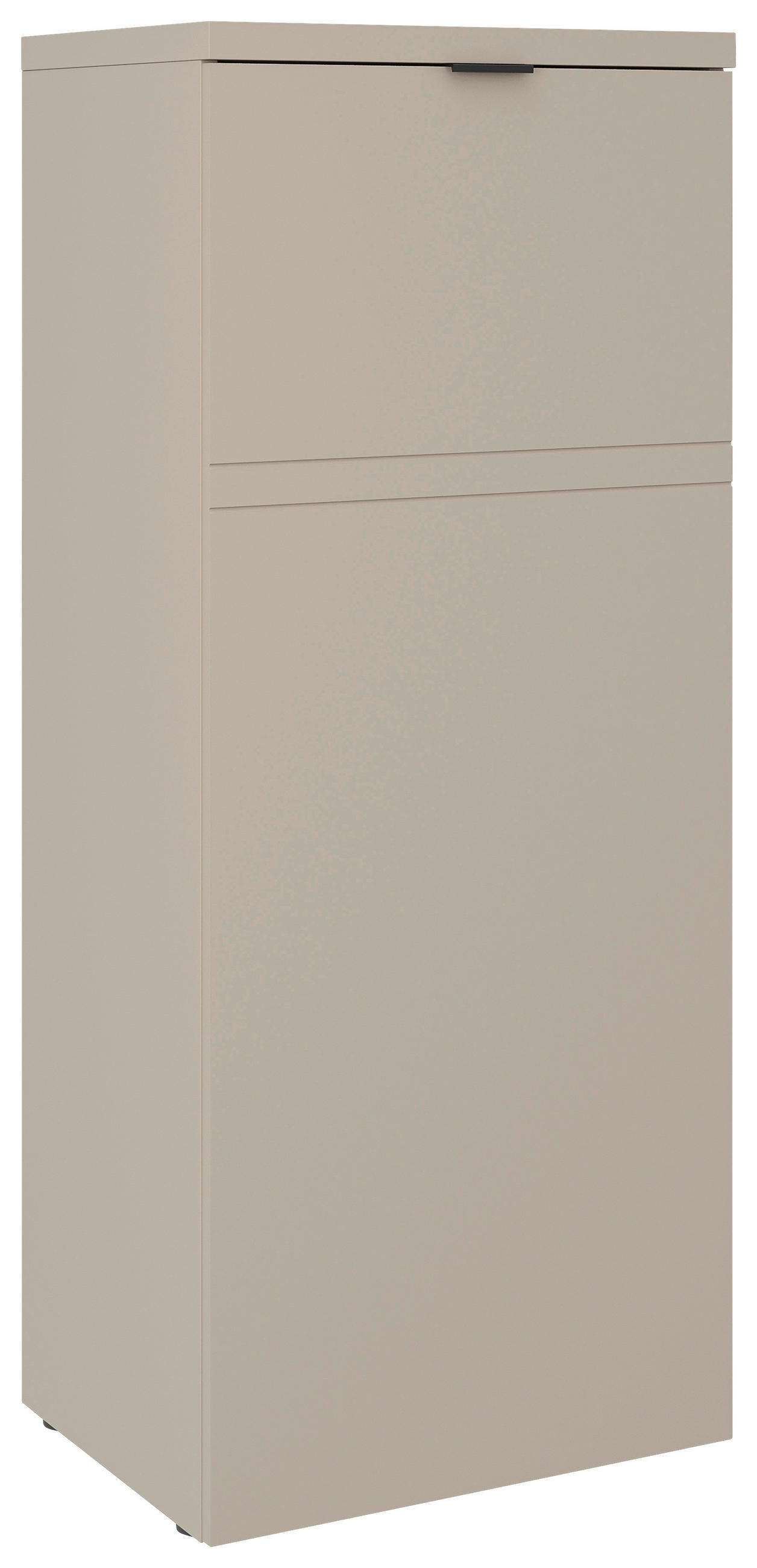 KOMMODE , 52,4/127,8/40,4 cm,  - Taupe/Schwarz, MODERN, Holzwerkstoff/Metall (52,4/127,8/40,4cm) - Carryhome