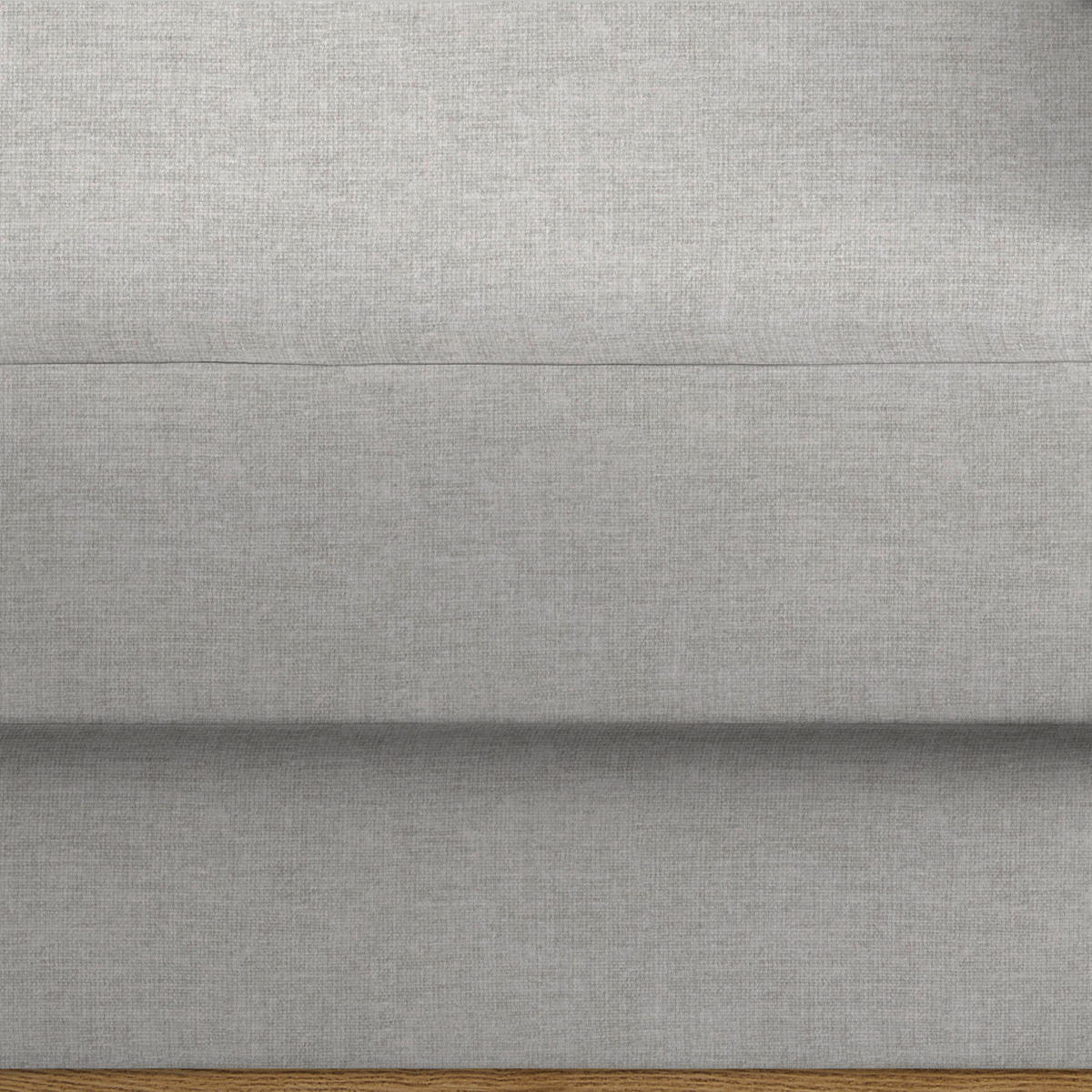 ECKSOFA in Chenille Beige  - Beige/Schwarz, Konventionell, Holz/Textil (167/234cm) - MID.YOU
