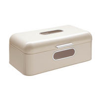 BROTKASTEN - Creme, Trend, Metall (42,5/23,8/17cm) - Echtwerk