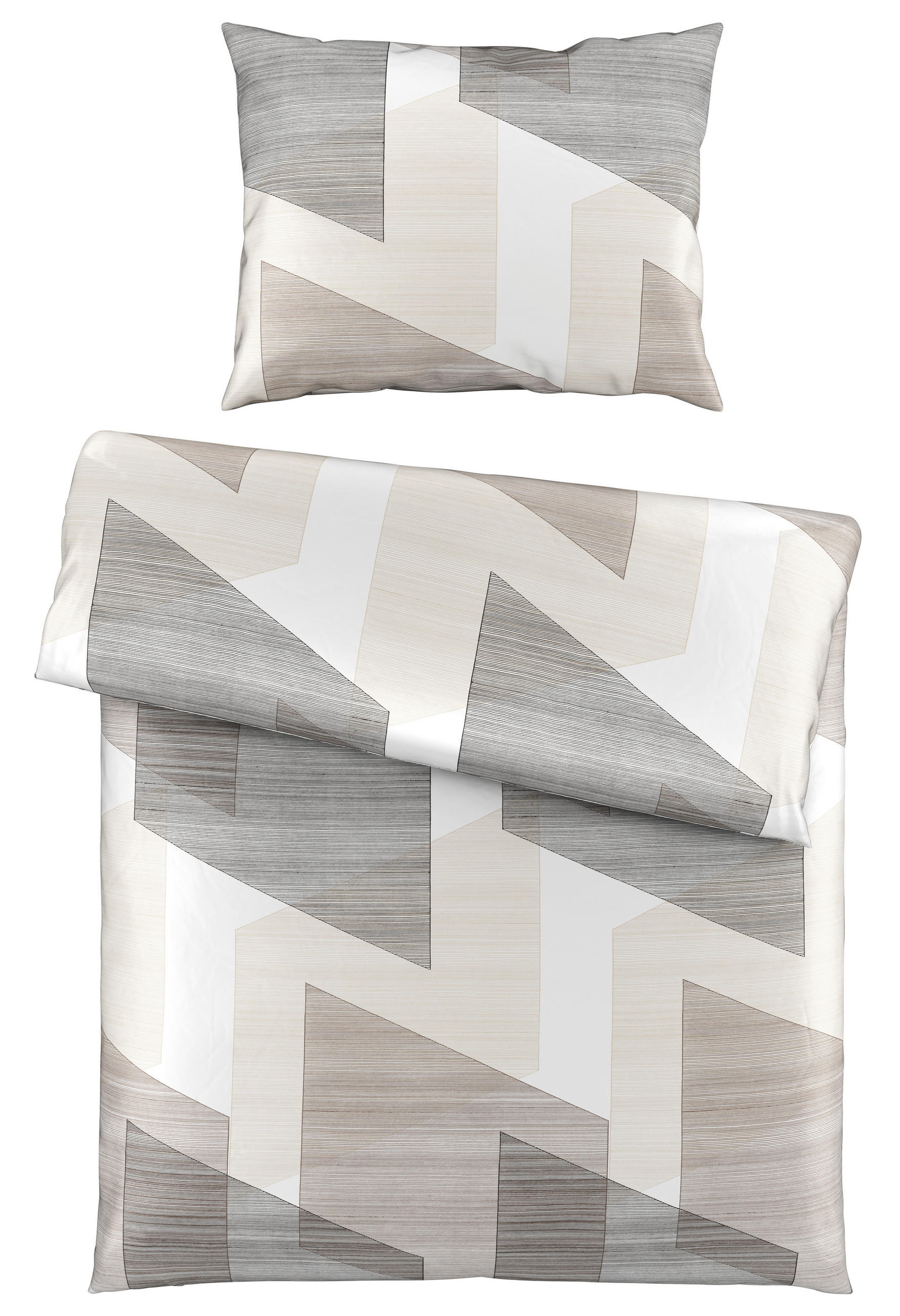 POVLEČENÍ satén šedá 140/200 cm - šedá, Konvenční, textil (140/200cm) - Esposa