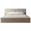 POLSTERBETT Lattenrost, Bettkasten 180/200 cm  in Hellgrau  - Hellgrau/Schwarz, Design, Holz/Textil (180/200cm) - Boxxx