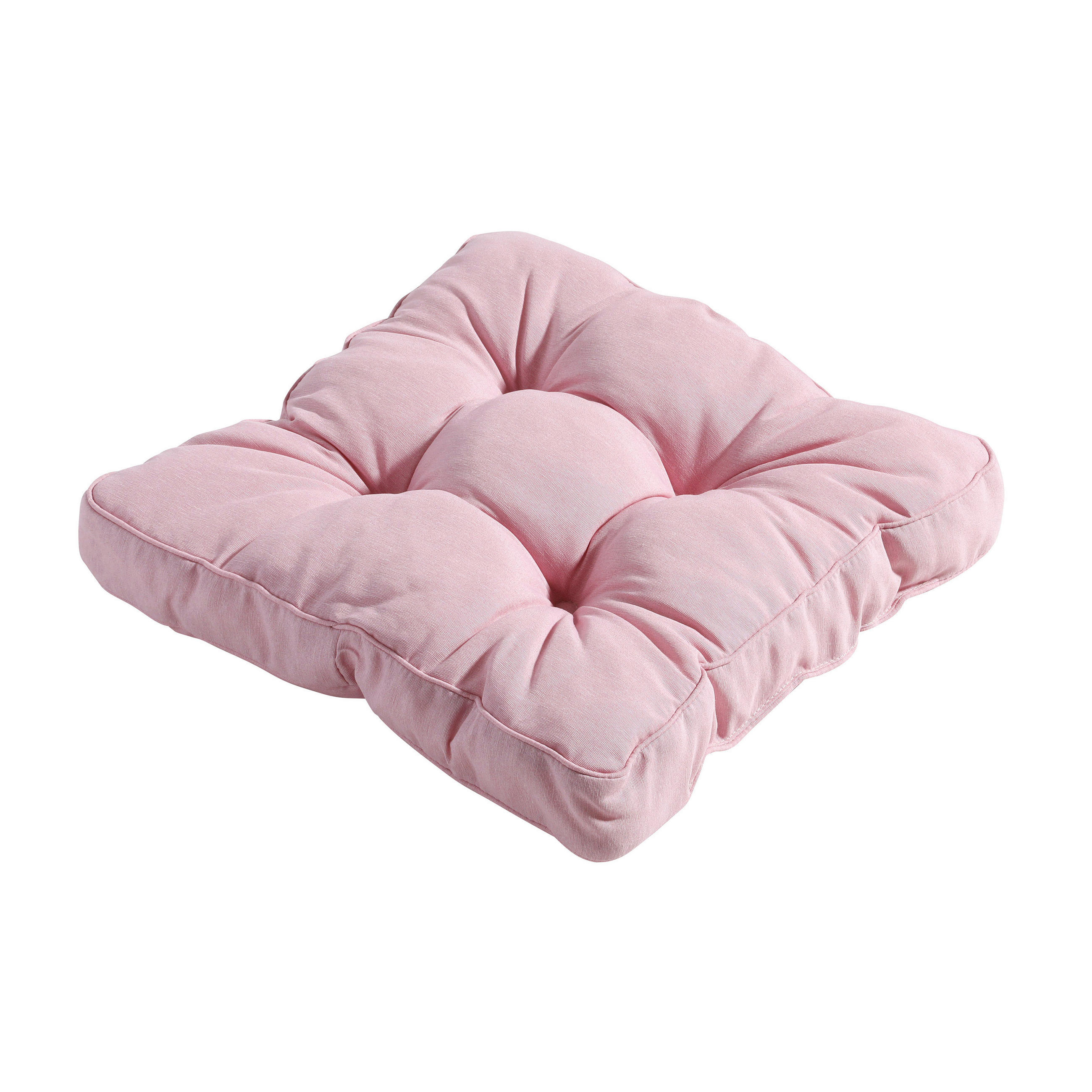 SITZKISSEN 47/47/6 cm    - Rosa, Basics, Textil (47/47/6cm)