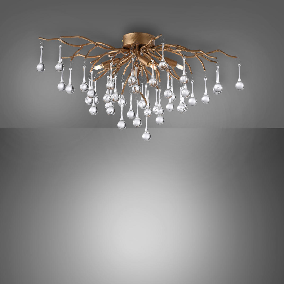 PLAFONJERA - Romantično / Seoski, metal/plastika (60/30/35cm)