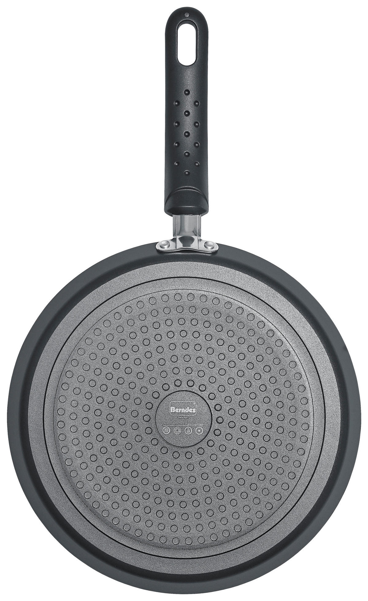 CREPES PALACSINTASÜTŐ 24 cm  - fekete, Basics, fém (24cm) - Berndes